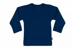 Wooden Buttons T-shirt lange mouwen marineblauw